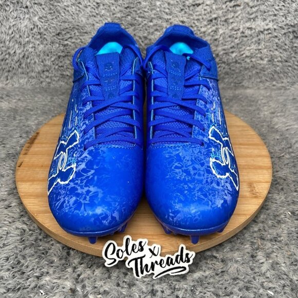 Under Armour Blue 2 MC Suede Football Size 8.5 Men Blue 3027978-400 main image 4